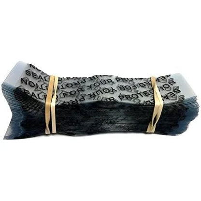 Black Printed Shrink Bands 105 x 28 mm.