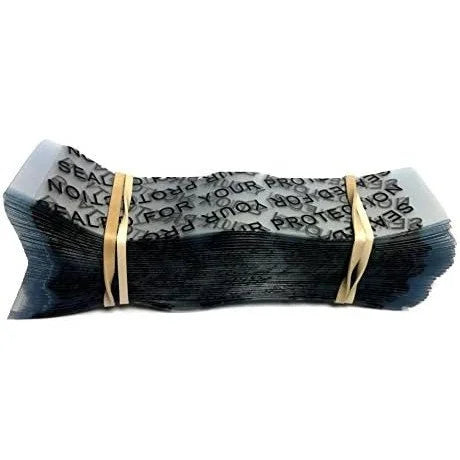 Black Printed Shrink Bands 115 x 28 mm.
