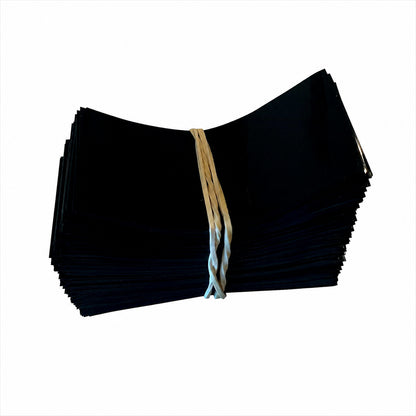 55 x 28 mm black shrink bands