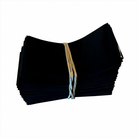 55 x 28 mm black shrink bands