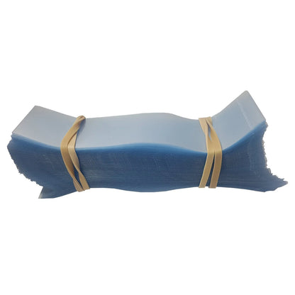 Clear Shrink Bands 115 x 28 mm dimensions and sizing guide.