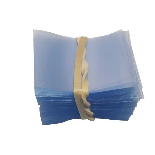 Clear Shrink Bands 38 x 28 mm dimensions and sizing guide.