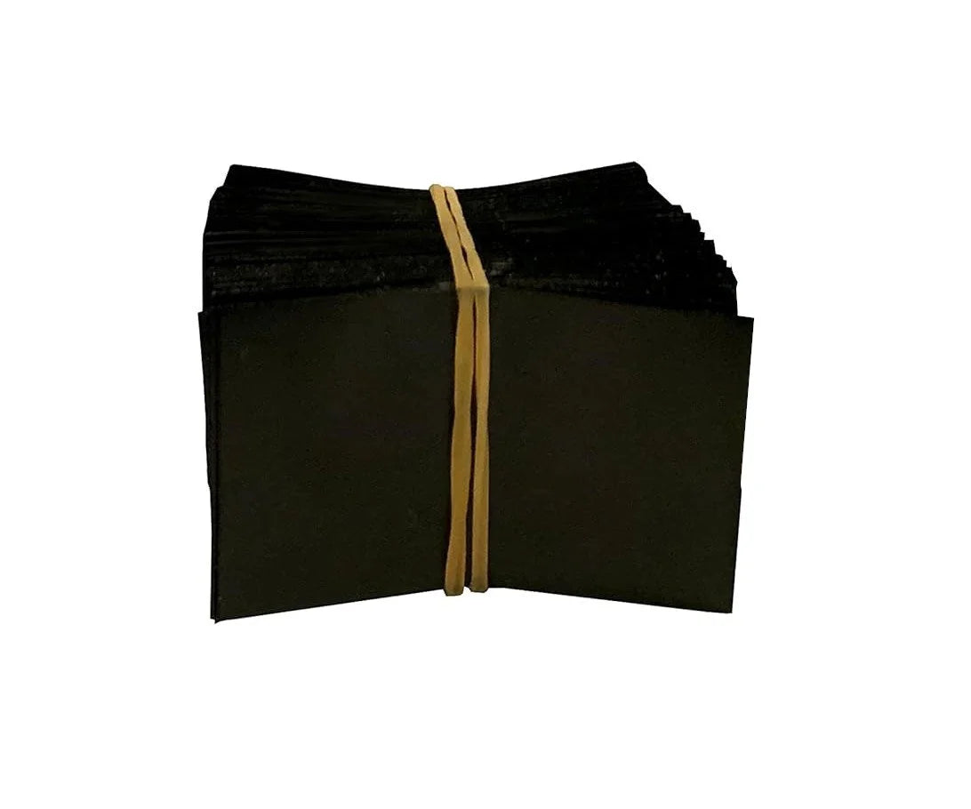 Matte black Shrink Bands 45 x 28 mm.