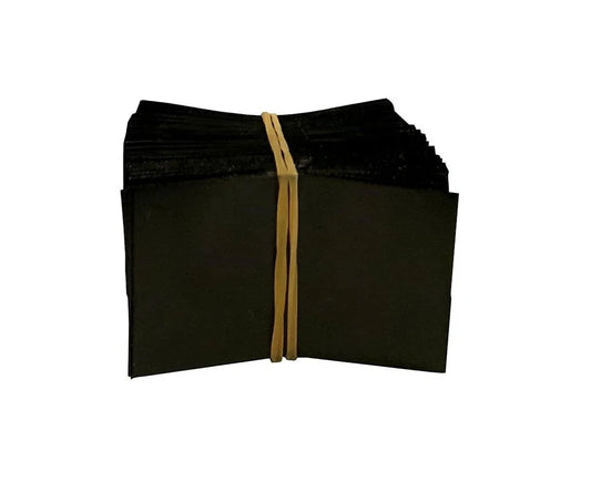 Matte black Shrink Bands 45 x 28 mm.