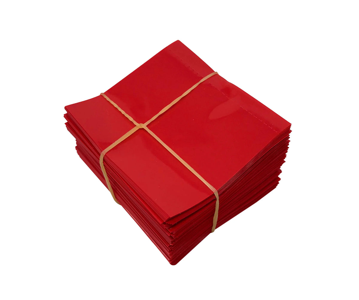 Red Shrink Bands 45 x 52 mm.